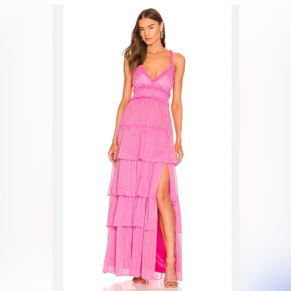 Likely Athena Maxi Dress Pink Sugar